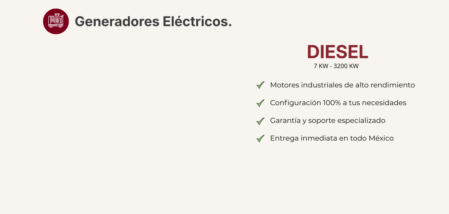 Plantas eléctricas de alta calidad con instalación profesional y mantenimiento especializado. Garantizamos energía continua para tu negocio. (15)